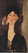 Amedeo Modigliani Beatrice Hasting in Front of a Door (mk39) china oil painting artist
